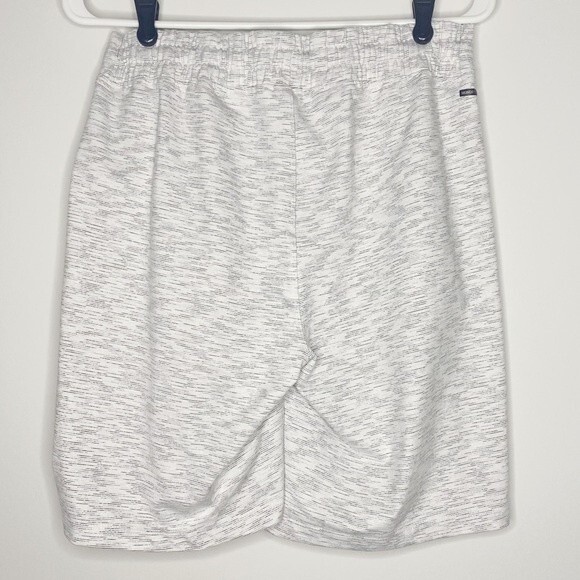 Mondetta Bermuda Shorts White Grey Space Dye Comfortable Athleisure Size Medium - Picture 5 of 10